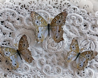 Reneabouquets Lady Godiva Butterflies, Scrapbook Embellishment,  Wedding Decoration, Home Decor, Party Decoration