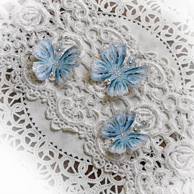 Reneabouquets Butterfly Set Frozen Butterflies Wedding Etsy