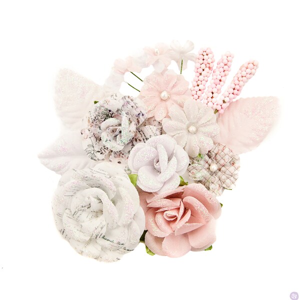 Prima Marketing Lavender Mist Flower Embellishment In Style~ Fragrant Symphony New Release In Stock Ready To Ship