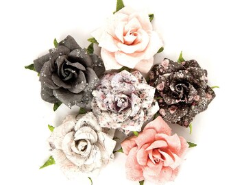 Prima Marketing Rose Quartz Flower Embellishement Persian Marblelite New Release In Stock Ready To Ship