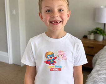 Superhero Lost Tooth Shirt, Boy Tooth Fairy Kids Tee, First Lost Tooth Gift