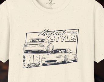 NB Miata Magical Style T-Shirt | MX-5  Roadster  Subtle style Tee