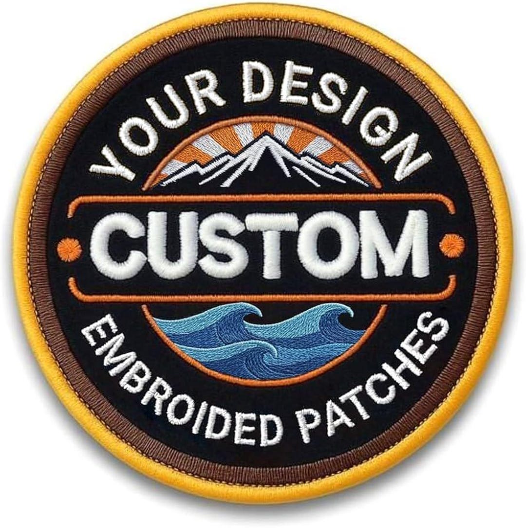 Custom Embroidered Patch, Design Your Own, Iron on or Velcro - Etsy UK
