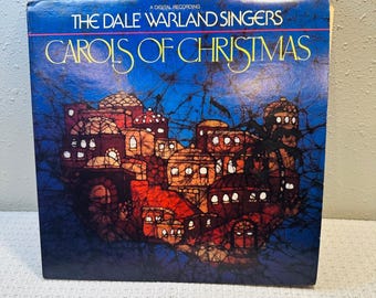 Dale Warland Singers Carols of Christmas LP 12" Blue 1981 Choral Holiday Vinyl