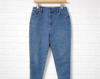 Lee Jeans Women Plus Size 18 Blue Tapered Leg High Waisted Vintage Mom Denim 90s
