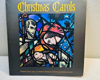 Augsburg Christmas Carols Robert Schultz Vinyl LP 1976 Stereo Stained Glass