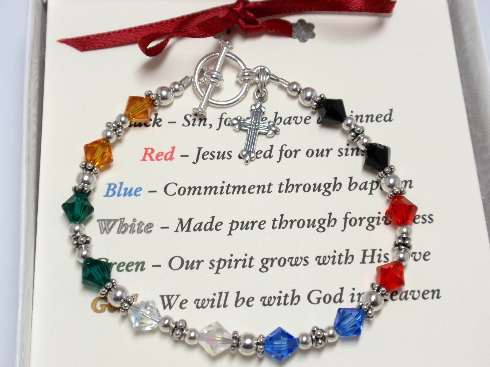 Salvation Bracelet Handmade Sterling Silver and Swarovski Etsy
