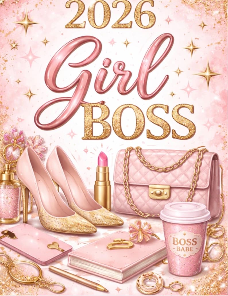 2026 Pink Girl Boss Journal/planner - Etsy