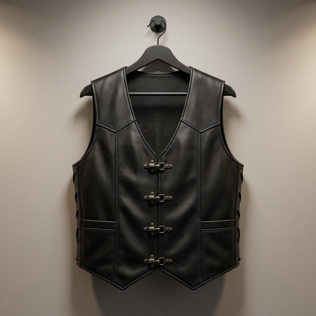 Mc leather vest - Etsy 日本
