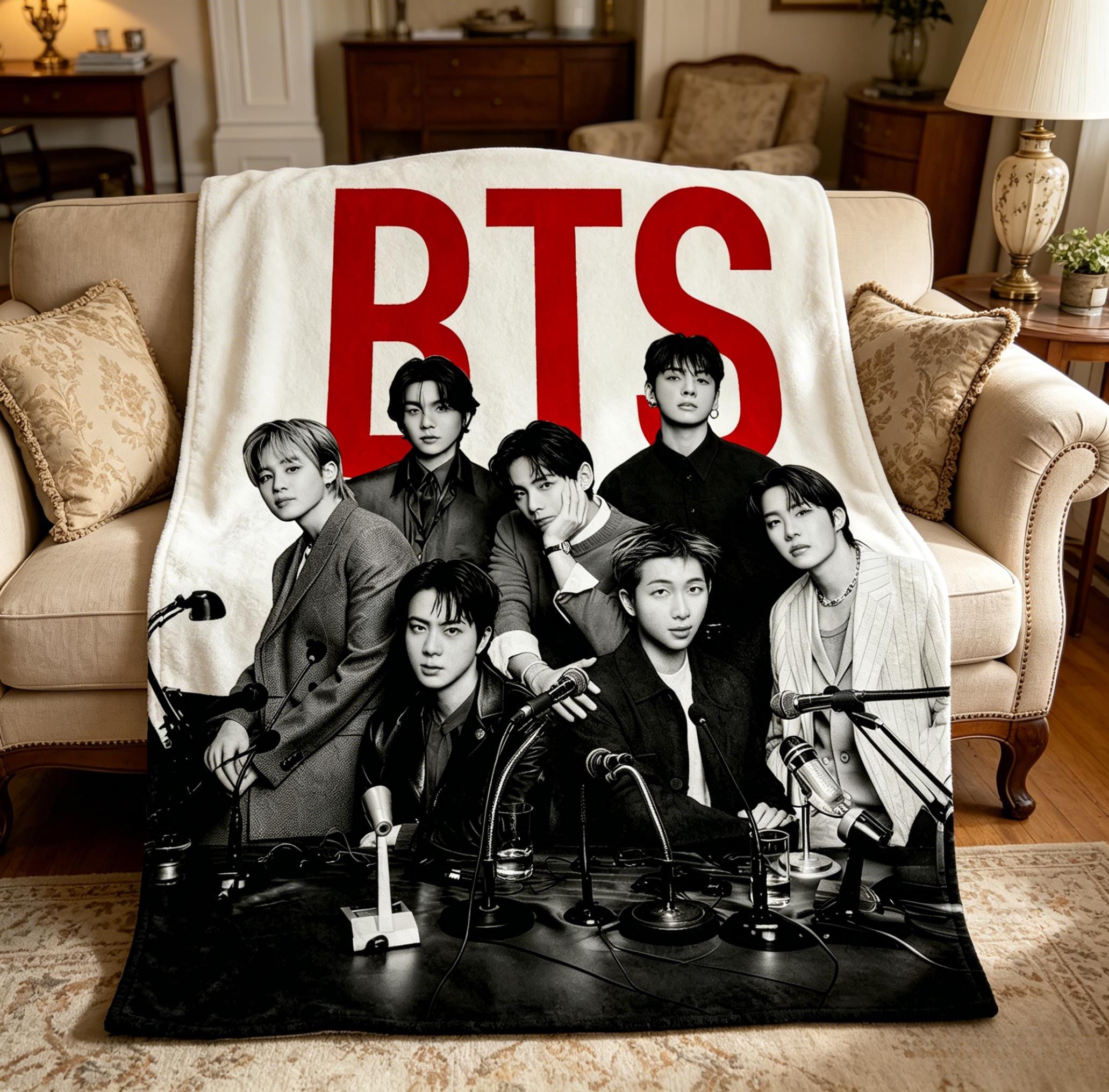 Bts Blankets - Etsy