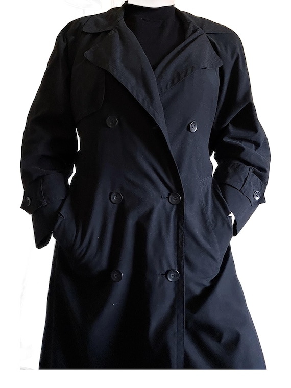 London Fog, Towne by London Fog Black Trench Coat