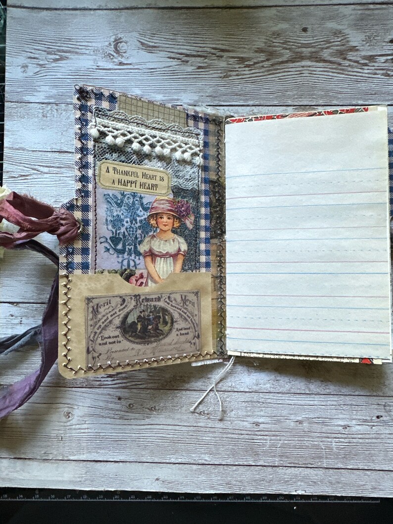 Handmade Small Pocket File Folder Journal, Writing, Pocket Journal ...