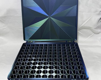 Peptainer™ SnapLok 3ml 120 Vial Storage Case - Starburst Lid