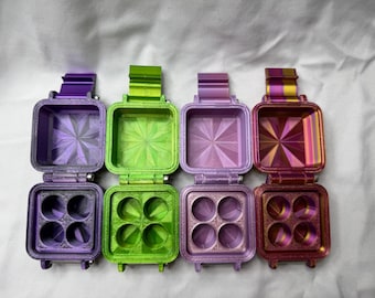 Peptainer™ 3mL - 4 Vial Storage Case - Starburst Series