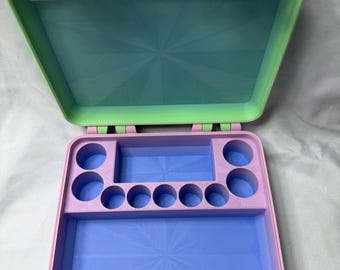 Peptainer™ SnapLok Dual-Vial Storage Case & Syringe Bin 3mL (5 Vial) / 10mL (4 Vial) - Starburst Series