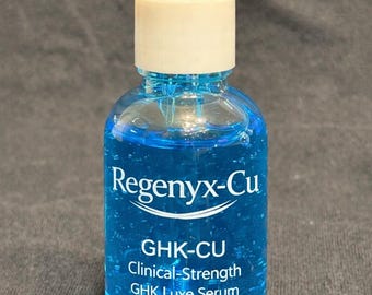 1% GHK-Cu Copper Peptide Serum • Clinical Strength- Wrinkle Rendering, Anti-Aging, Collagen Boosting (30ml)