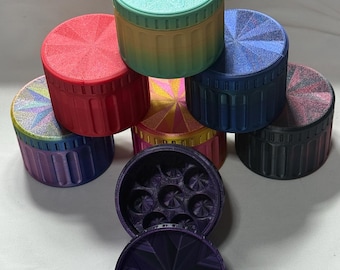 Peptainer™ 3mL 8-Vial Starburst Round Freezer Storage Case