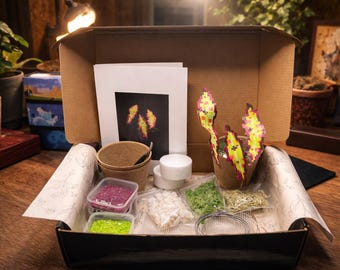 Fuse Bead Pixel Plant DIY Kit | Handmade Desk Decor