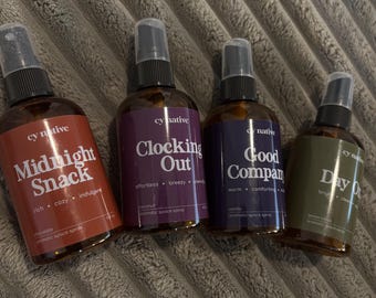 Cy Set Aromatic Space Sprays: Tag Eins, Gute Gesellschaft, Mitternacht Snack, Ausstempeln