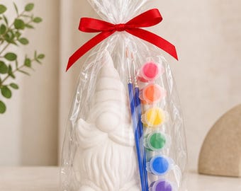 Paint Your Own Garden Gnome Kit – 6" 3D Printed DIY Decor & Kids Craft