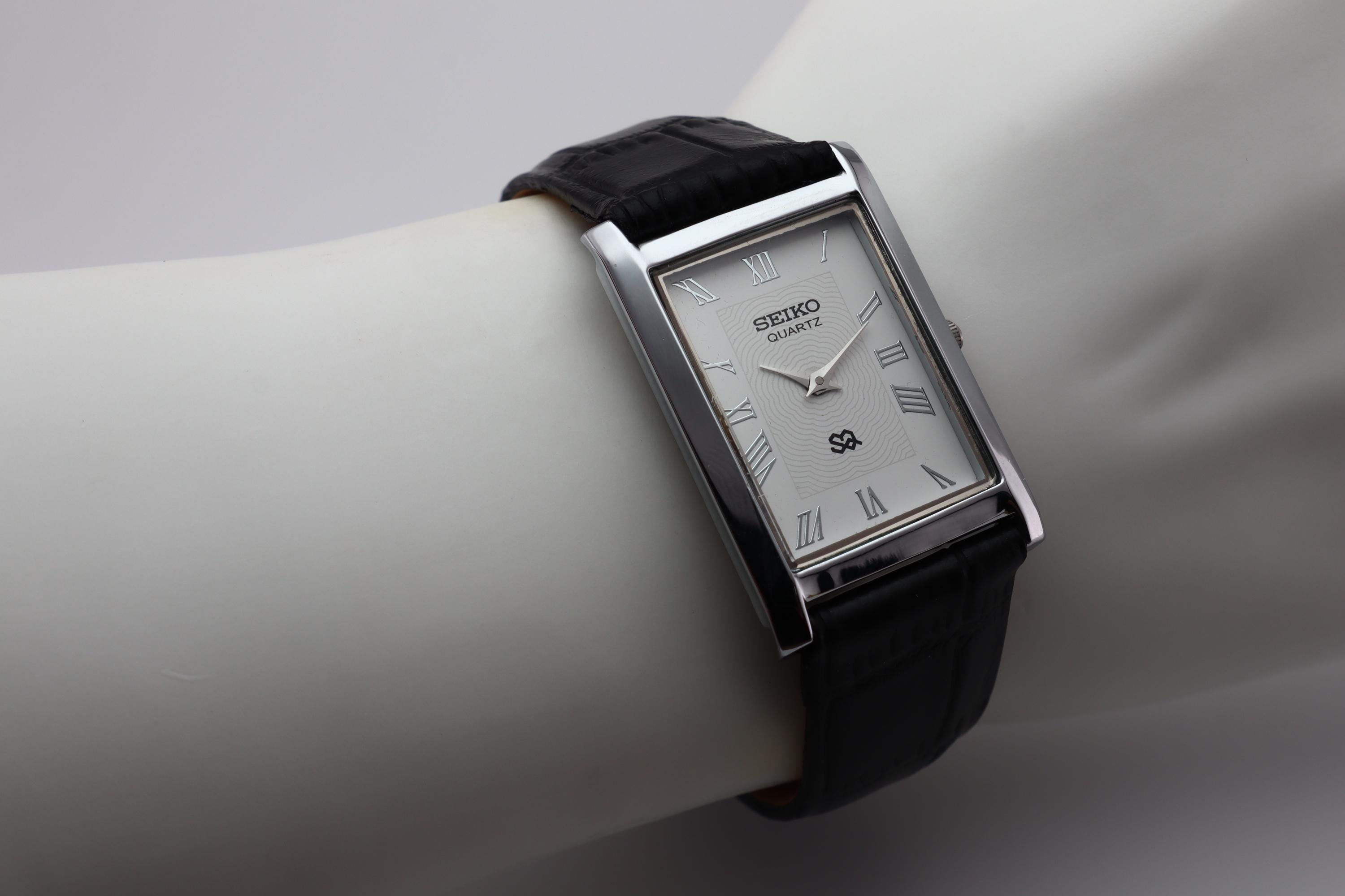Seiko rectangular watch - Etsy 日本