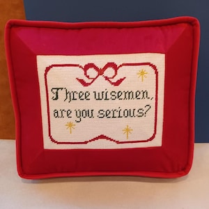 Framed and Gusset Edge Pillow with Cording and Invisible Zipper - Needlepoint Pillow Finishing Service