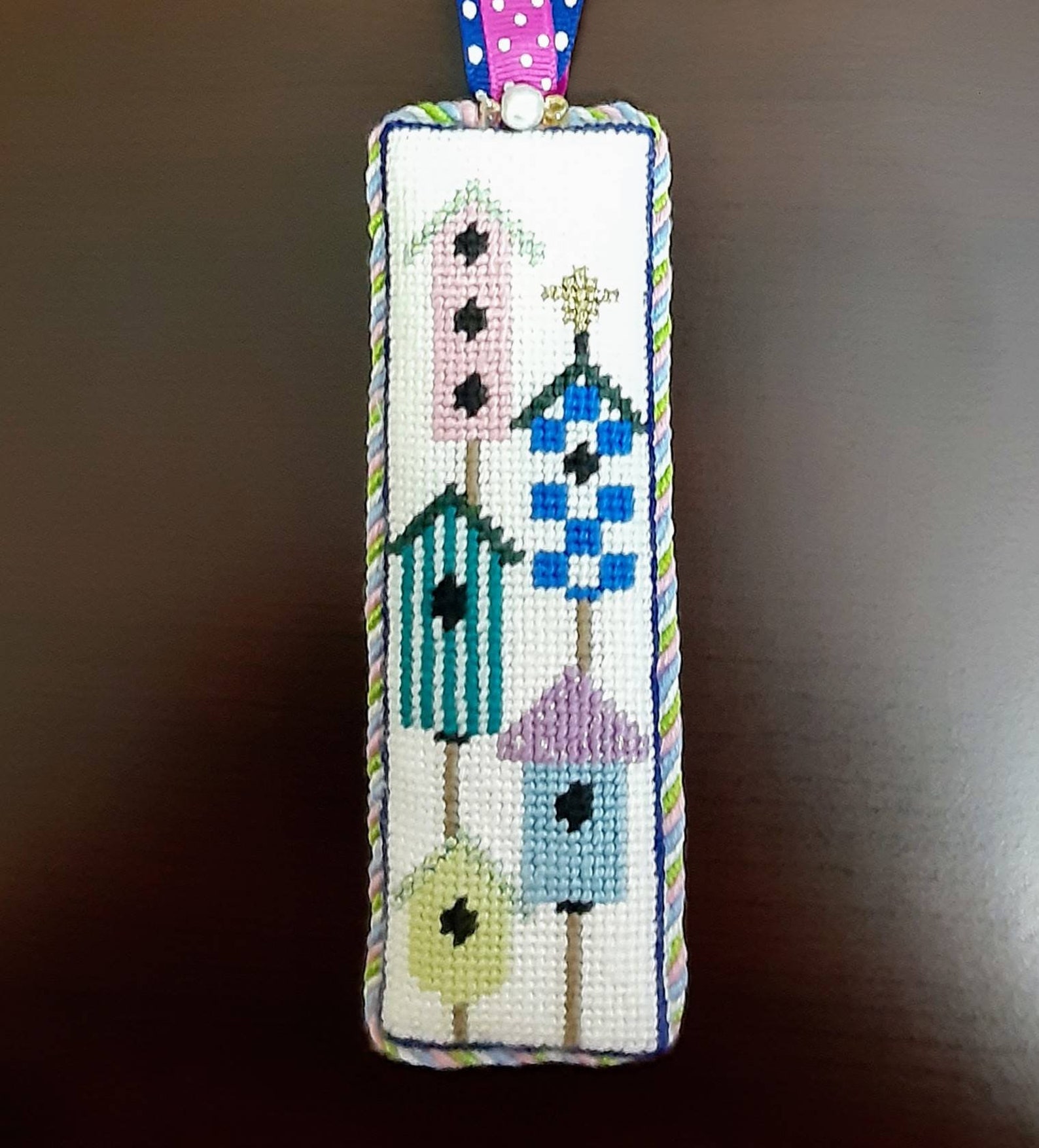 Bookmark Needlepoint Finishing Service Bookmark with twisted Etsy