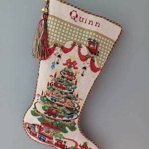 Christmas Stocking Needlepoint Finishing