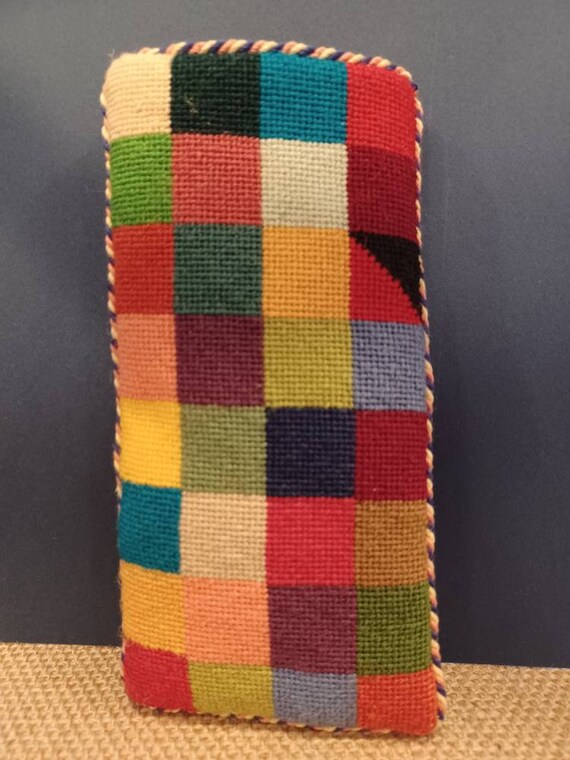 Needlepoint Eyeglass Case Finishing Service Custom, 47 OFF