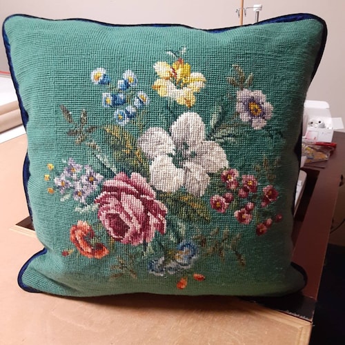 Needlepoint Finishing Service Pillows Etsy