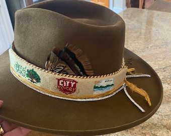 Hat Band Needlepoint Finishing