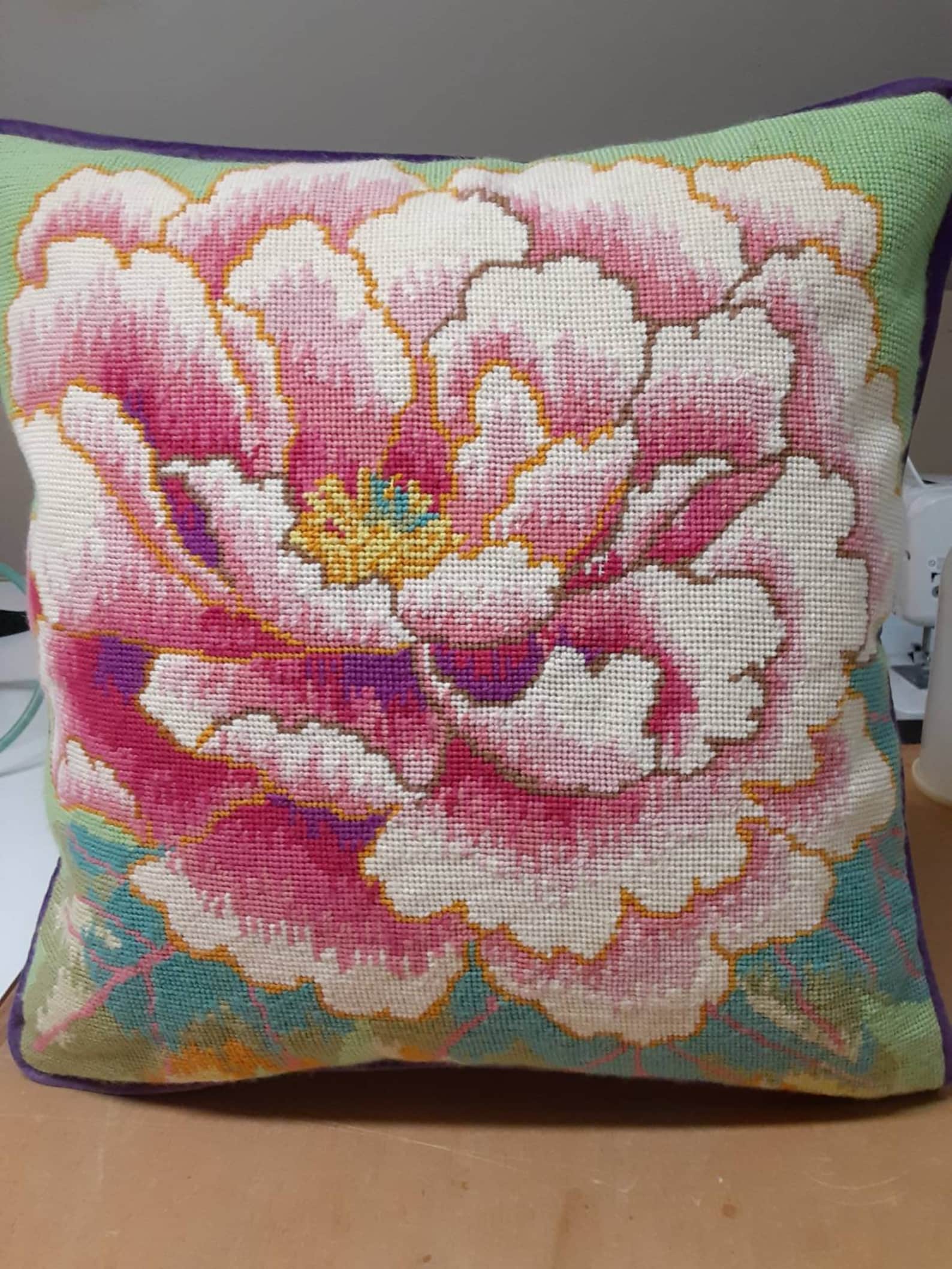 Needlepoint Pillow Finishing Service: Custom Needlepoint | Etsy
