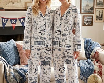 Pyjamaset VS 250 jubileum – Loungenachtkleding met krabbelprint
