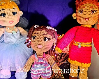Custom Personalized Handmade Boy or Girl Crochet Doll