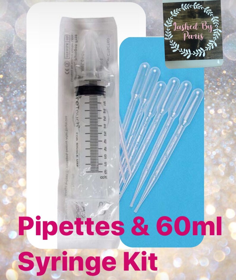 SYRINGE & Pipettes Sets 60ml Syringes 3ml Pipettes Etsy