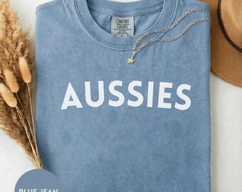 Australian Shepherd Dog Mom Tee, plaggfärgad bomulls-Aussie Lover-tröja