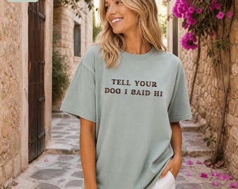 Hund älskare T-shirt, rolig hund älskare T-shirt, hund mamma present, bekväm färg unisex T-shirt, present till hund pappa