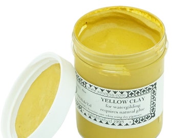 L.A. GOLD LEAF - Sinopia Yellow Clay Bole (4 oz or 16 oz)