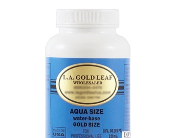 L.A. GOLD LEAF - Aqua Size (Adhesive) - 1Gallon - 1Quart - 1Pint - 1/2Pint