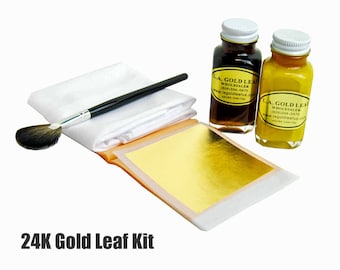 24K Gold Leaf Gilding Kit 2oz.