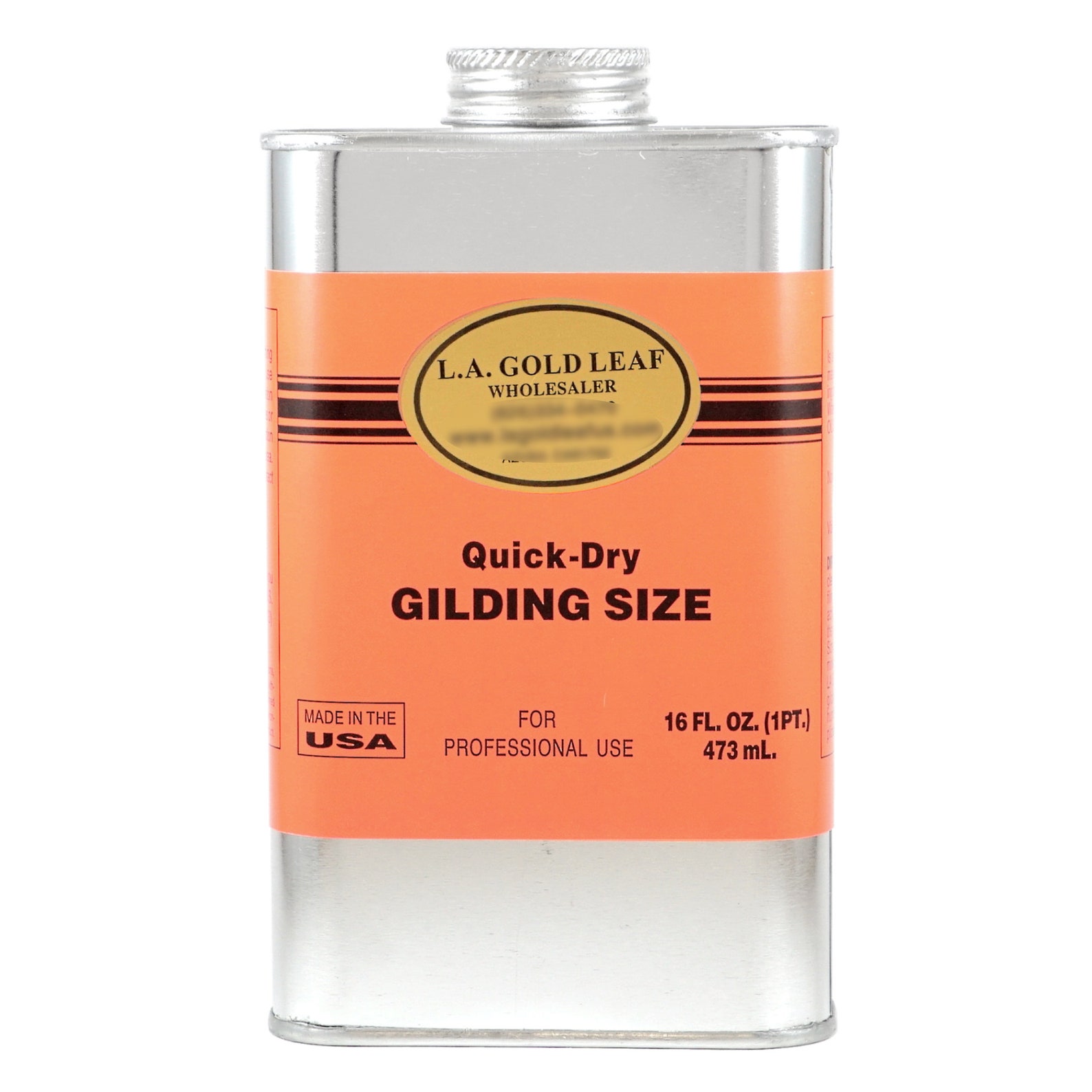 L.A. GOLD LEAF Quick Dry Size adhesive 1gallon 1quart Etsy