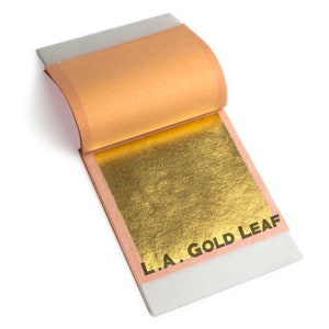 24K Genuine Gold Leaf - Loose or Transfer (5 - 500 sheets) - L.A. Gold Leaf