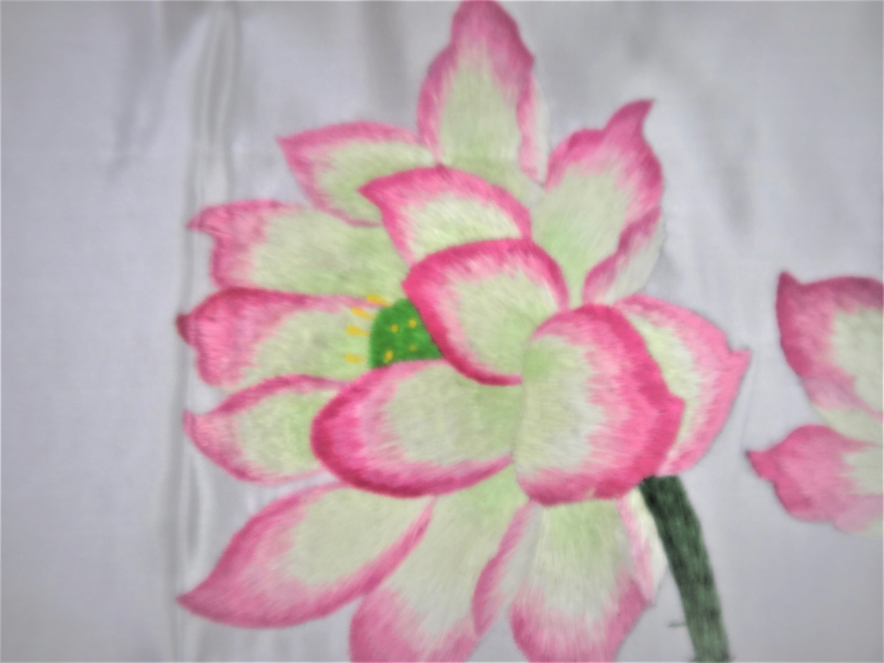 手織りシルク中国刺繍 - 蓮と鴛鴦 (153 cm x 73 cm) #1 - Etsy 日本 手織りシルク中国刺繍 - 蓮と鴛鴦 (153 cm x 73 cm) #1 - Etsy 日本