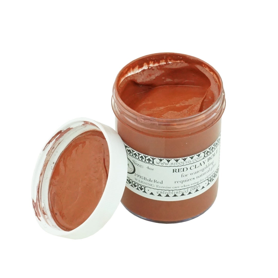 L.A. GOLD LEAF Sinopia Red Clay Bole 4 Oz or 16 Oz Etsy