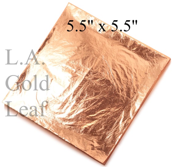 Genuine Copper EN-1000 Leaf Sheets 5 1/2 X 5 1/2 