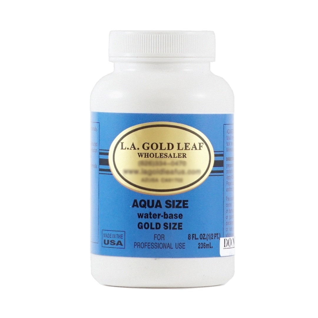 L.A. GOLD LEAF Aqua Size adhesive 1gallon 1quart 1pint 1/2pint Etsy