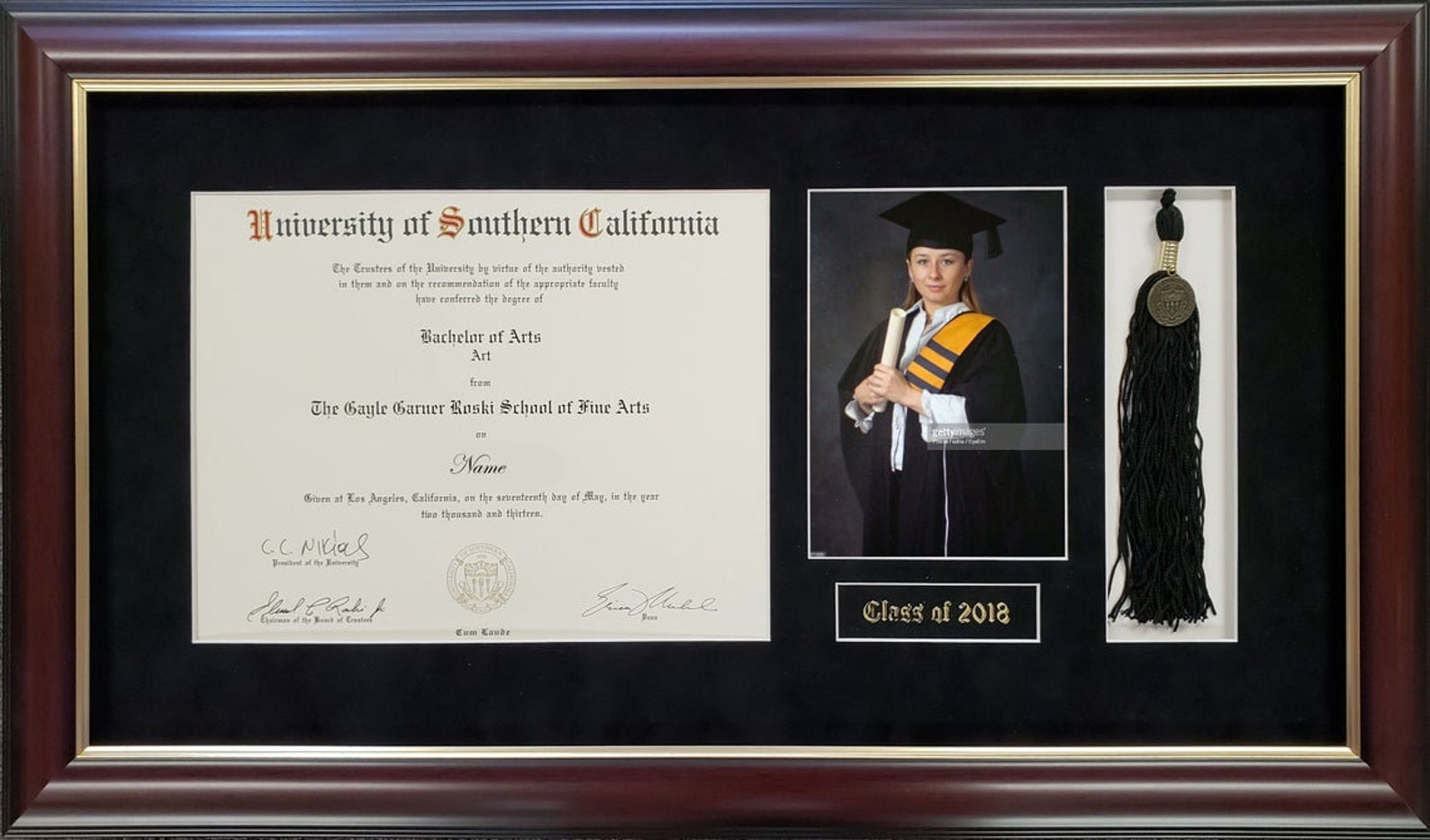 Handmade Diploma Frame For Diploma Size 8 1/2 x 11 Etsy