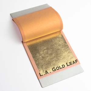 18 kt echt bladgoud: los of transfer (500 vel)