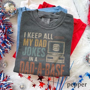 Programmierer Papa T-Shirt, Computer Grafik Shirt, lustiges Programmierer Papa T-Shirt, Komfort Colors® Top