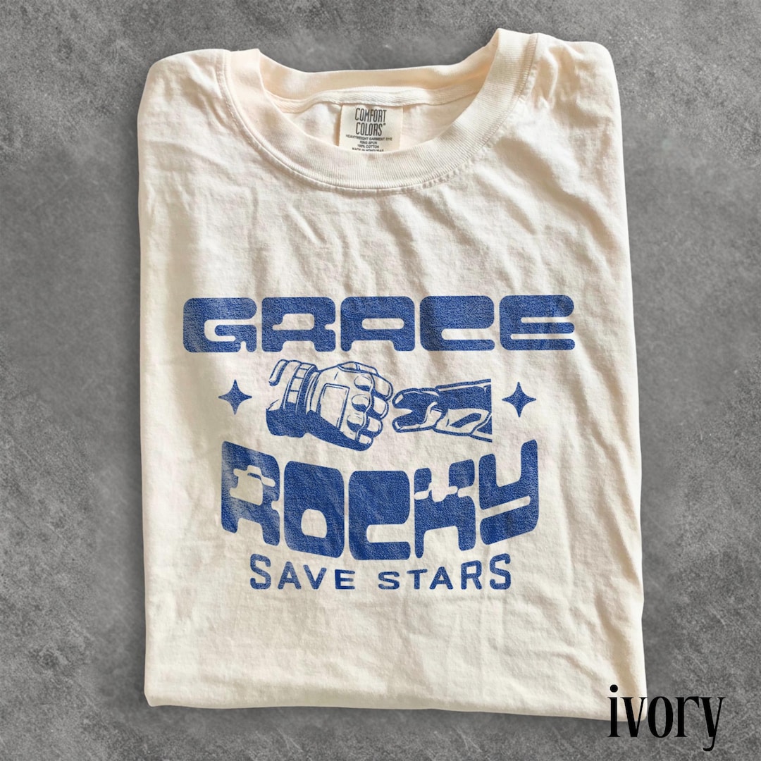 Grace Rocky Save Stars Shirt, Project Hail Mary, Rocky Alien Friendship Sci-Fi Space Graph